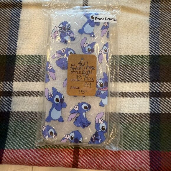 IPHONE 13 PRO MAX CASE COVER WITH DISNEY'S STICH - NWT (467) - Picture 1 of 2